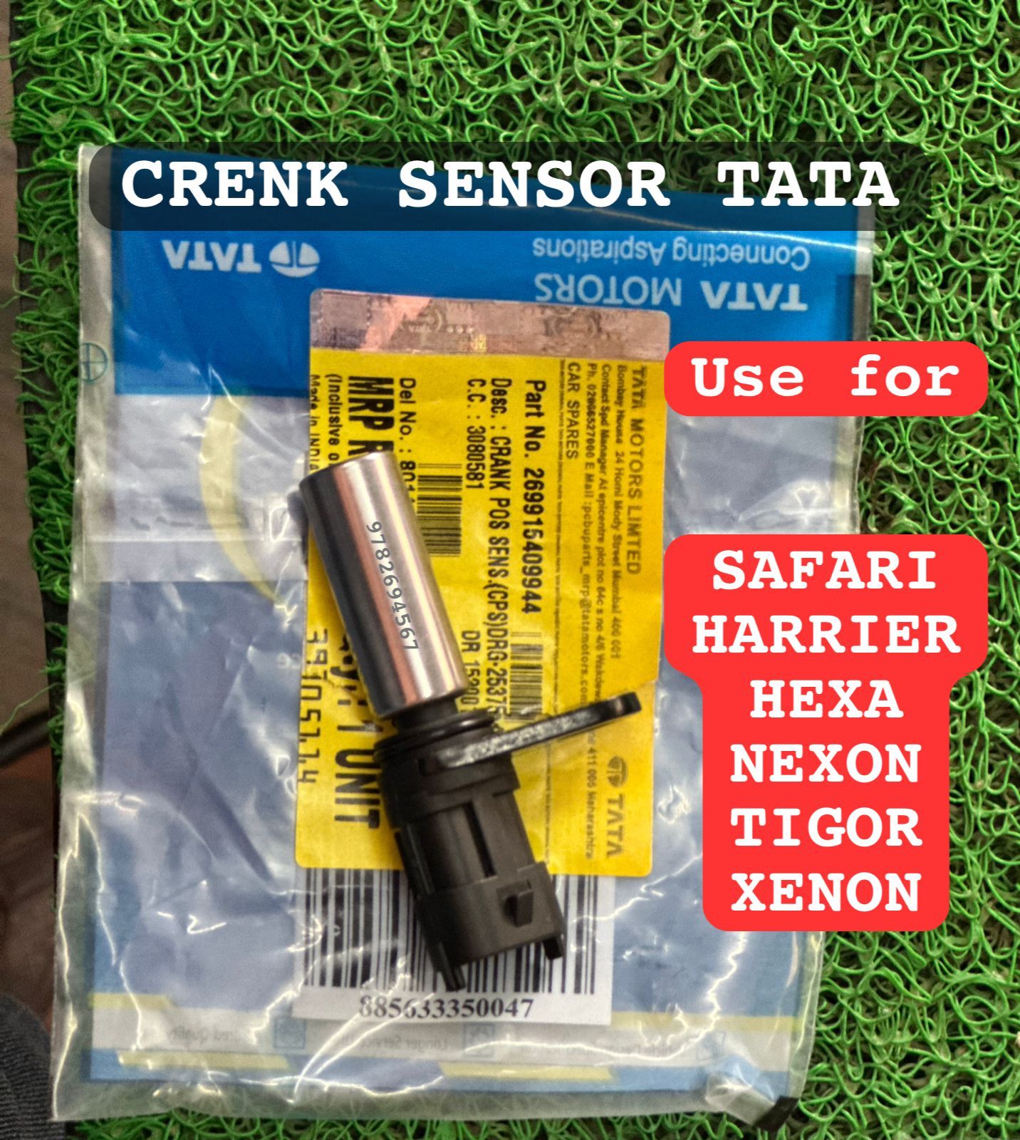 Tata Crankshaft Position Sensor | Suitable for Safari, Harrier, Hexa, Nexon, Tigor & Xenon