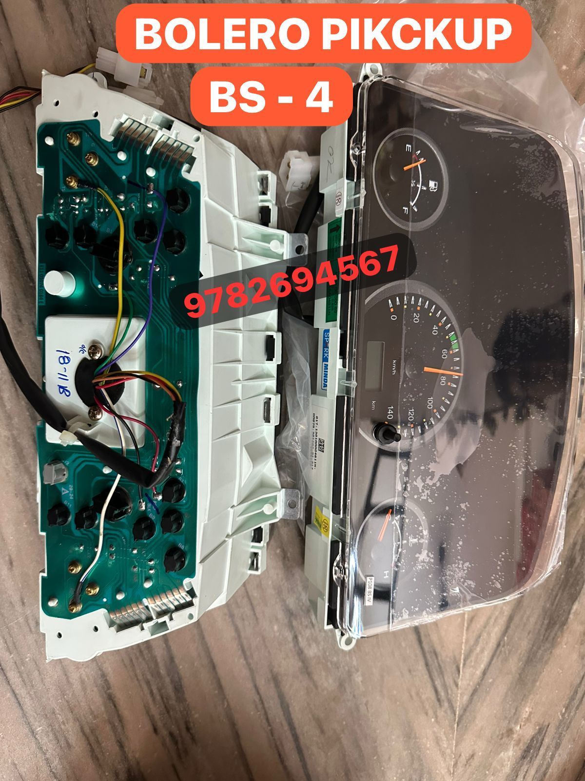 Mahindra Bolero Pik-Up BS4 Instrument Cluster Meter | Speedometer Cluster
