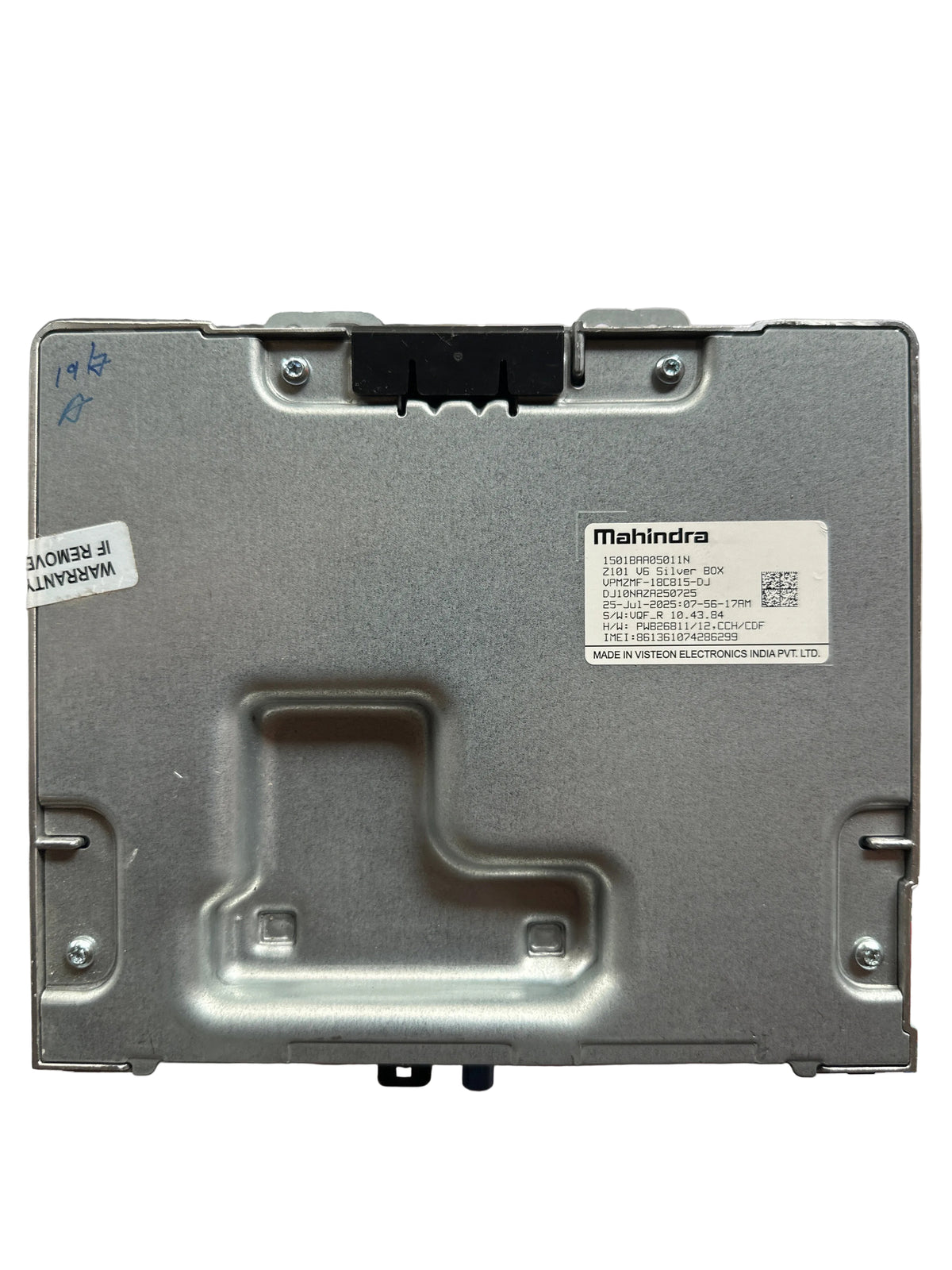 Mahindra Scorpio N Silver Box | Part No. 1501BAA05011N