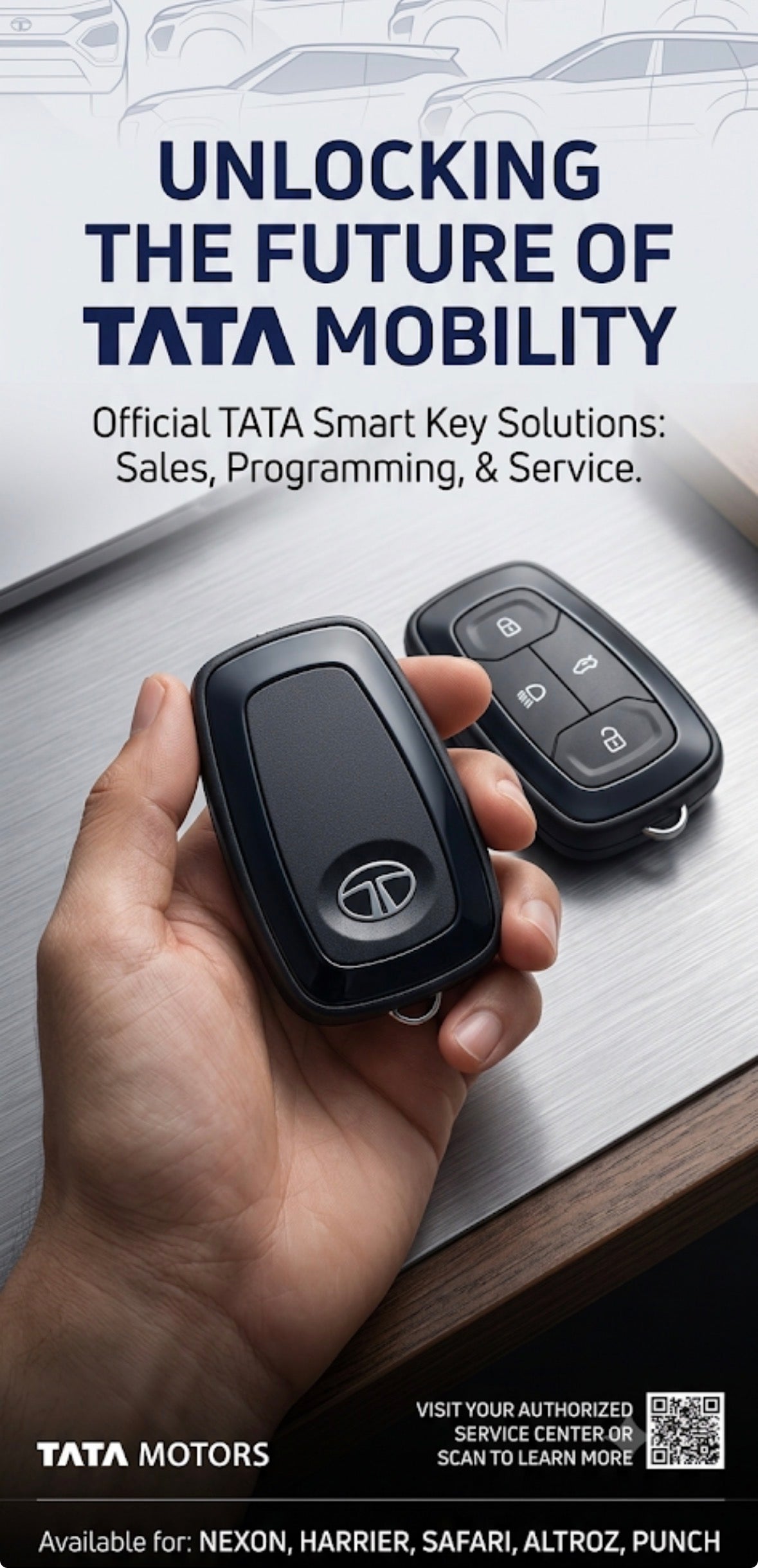 Tata Smart Key | Replacement Remote Smart Key