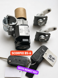 Mahindra Scorpio BS6 Ignition Switch Lock Set | Remote Key + Immobilizer