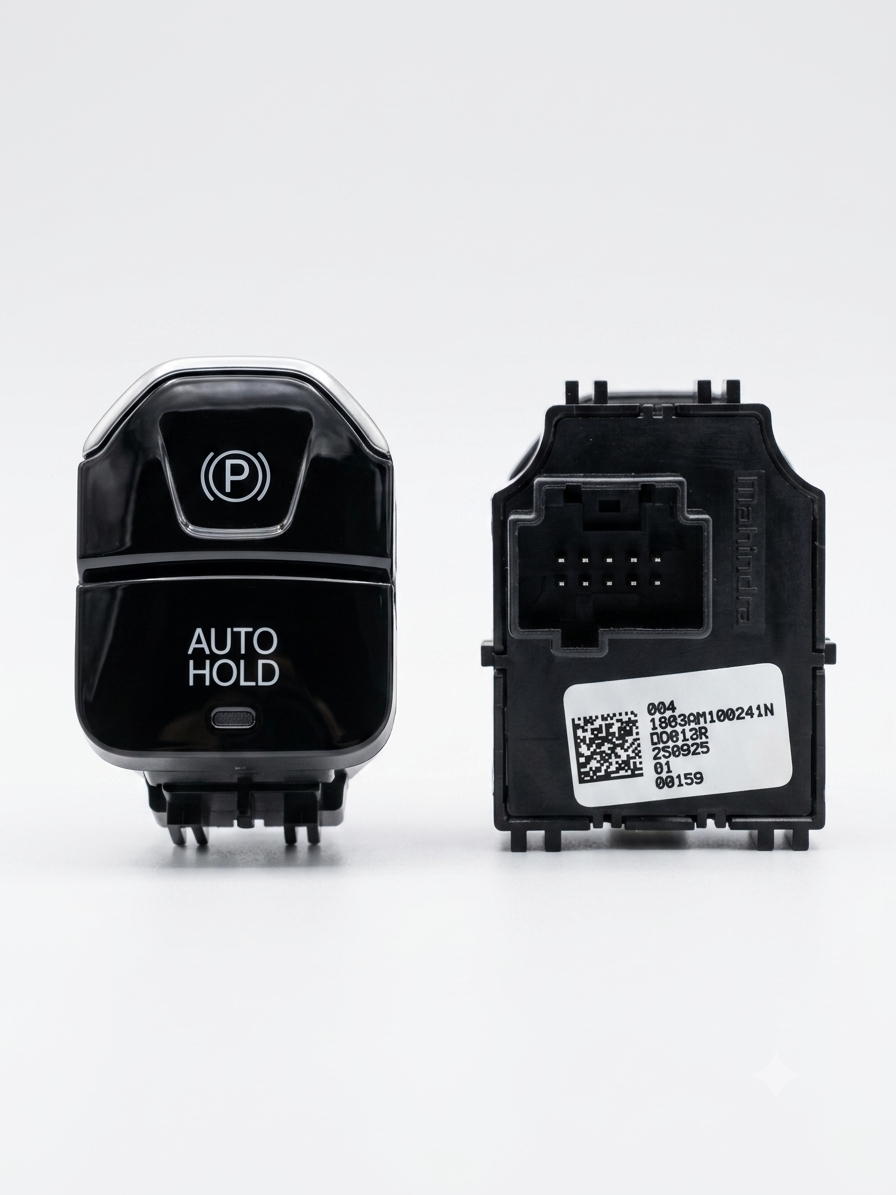 Electronic Parking Brake (EPB) Switch with Auto Hold for Mahindra | OEM Part No. 1803AM100241N(7xO)