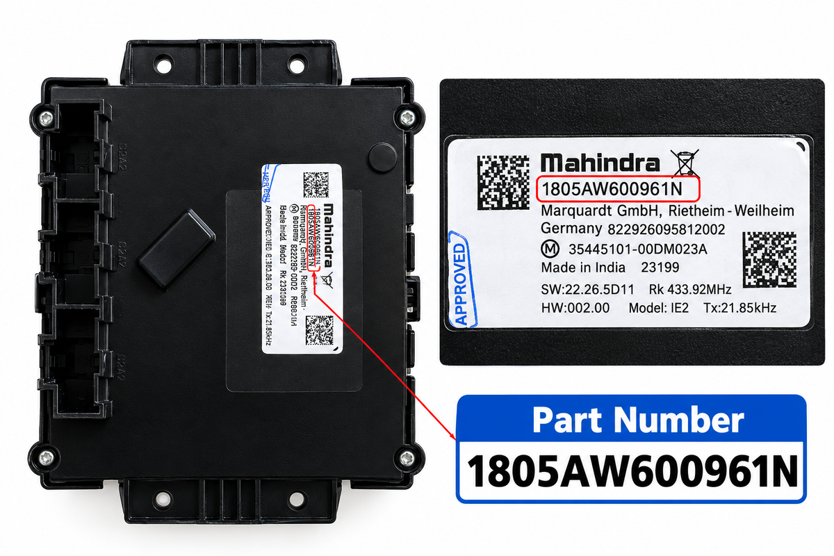 Mahindra XUV700 Genuine PKE Unit | Passive Keyless Entry Module | 1805AW600961N