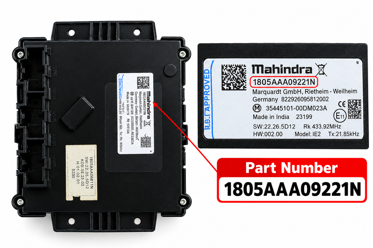 Mahindra Scorpio N Genuine PKE Unit | Passive Keyless Entry Module | 1805AAA09221N
