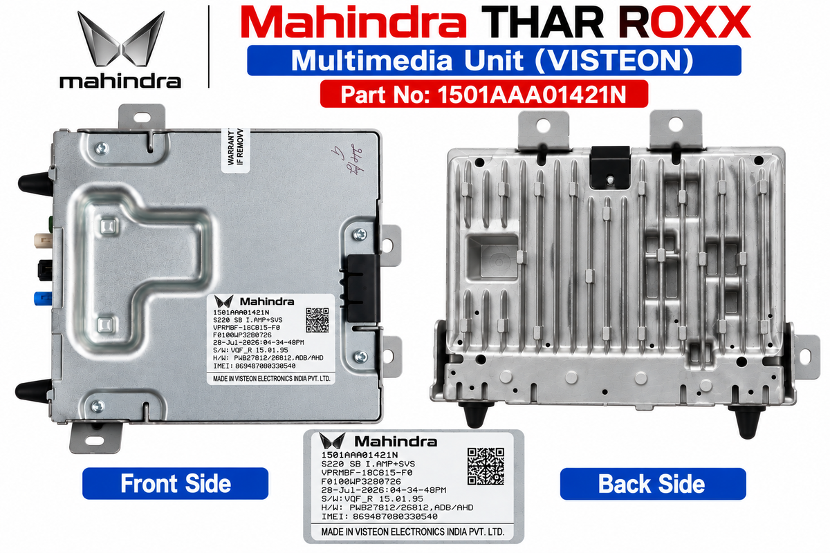 Mahindra Thar Roxx Silver Box | Cockpit Domain Controller | 1501AAA01421N