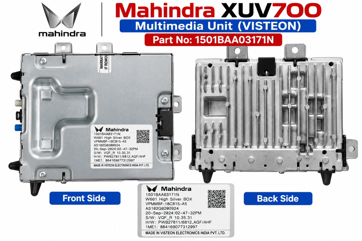 Mahindra XUV700 Silver Box | Cockpit Domain Controller | 1501BAA03171N
