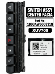 Mahindra XUV700 Center Facia Switch Assembly | 1803AW600331N