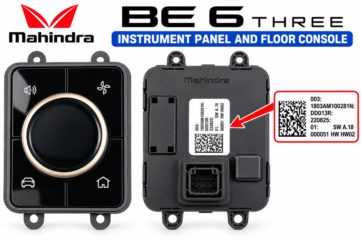 Mahindra BE6 Instrument Panel & Floor Console Assembly | 1803AM100281N