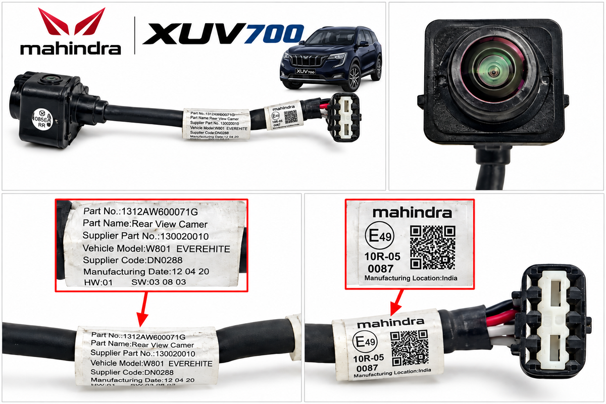 Mahindra XUV700 Reverse Camera | Rear View Parking Camera