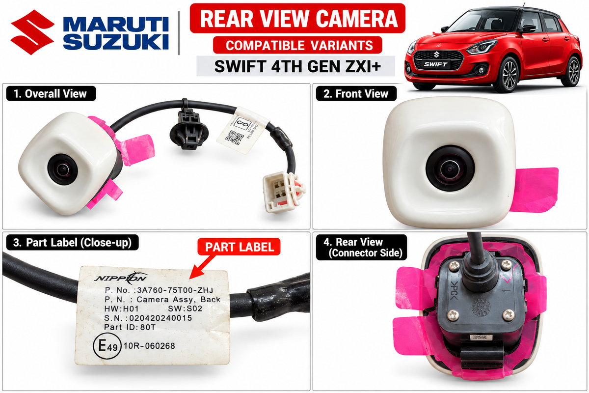 Maruti Suzuki Swift Rear View Camera | Reverse Parking Camera