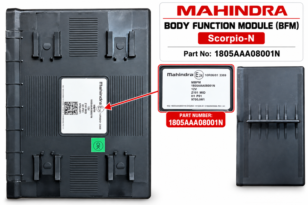Mahindra Scorpio N MBFM BCM | Body & Fuse Module | 1805AAA08001N